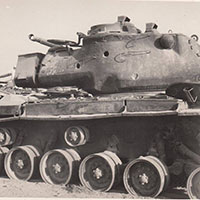 Destroyed tank in 1965 Indo-Pak War