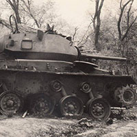 Destroyed tank in 1965 Indo-Pak War