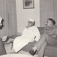 Brigadier Hari Singh with Governor of Punjab at Pathankot in 1973